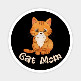 Cat Mom - Cute Cat Lover Magnet